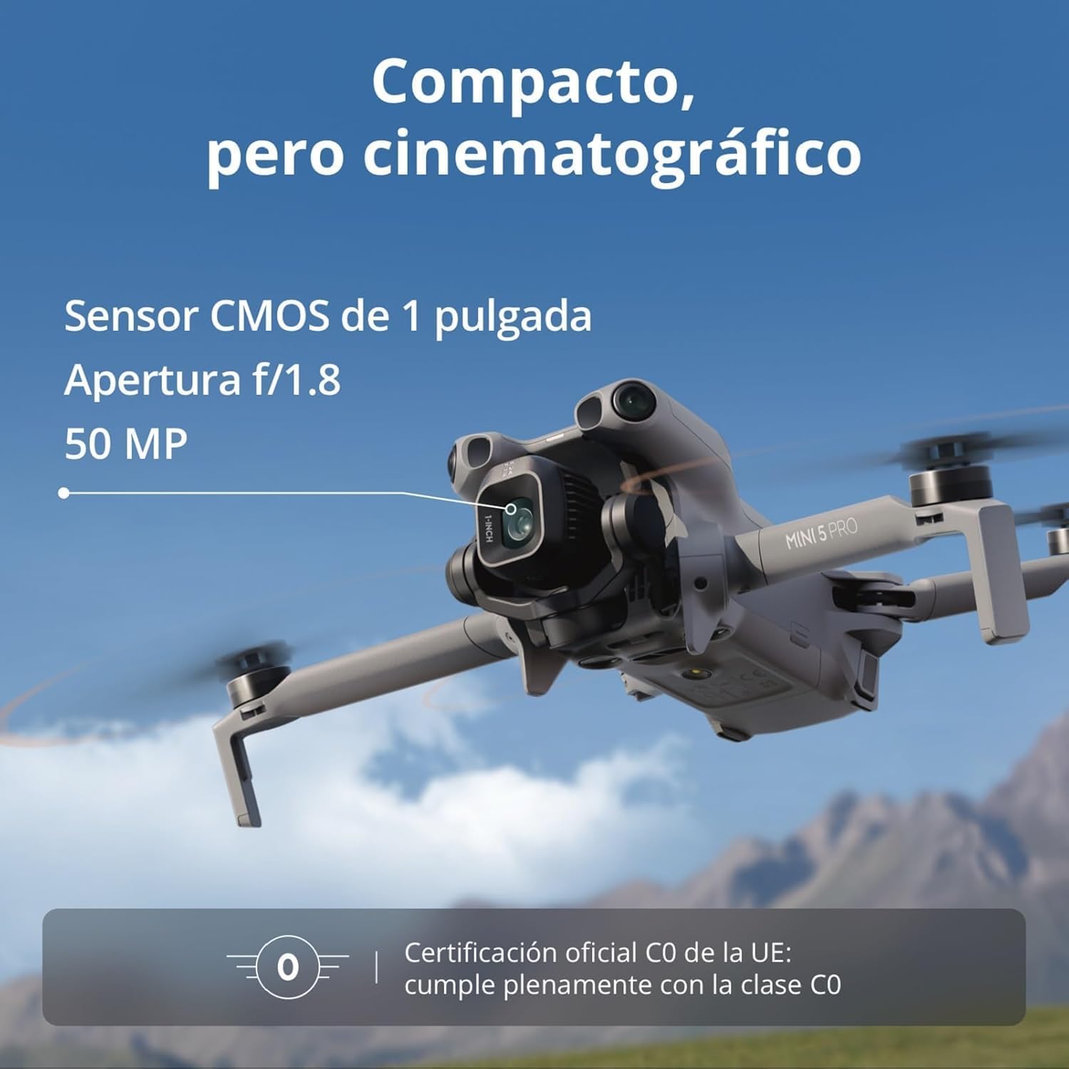 DJI Mini 4K dron agrícola barato menos 250 gramos