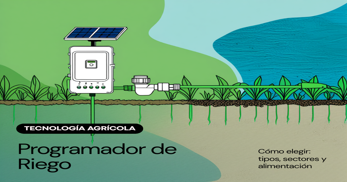 Programador de Riego para Finca: Cómo Elegir (Tipos, Sectores y Alimentación) 2026